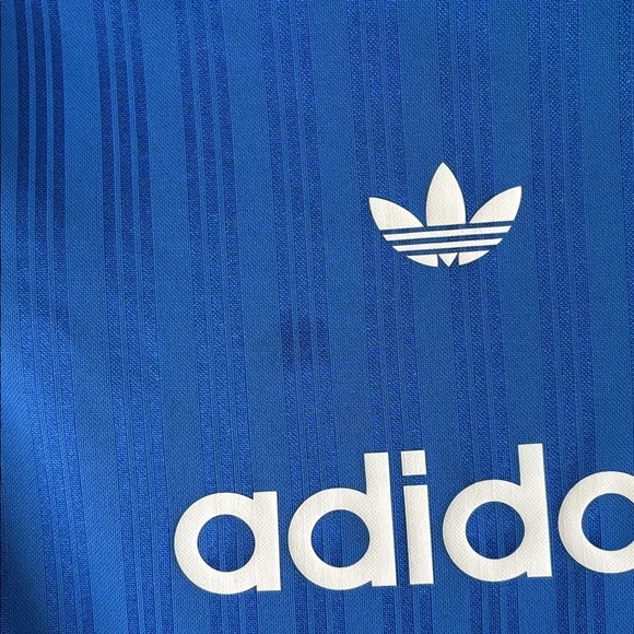 Adidas Kids Striped Blue Jersey - Picture 3 of 4